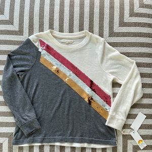 C&C California Girl Sequin Long Sleeve Top